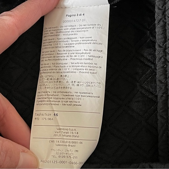 Red Valentino Quilted Short-Sleeve Sweetheart Dress, Black Size 46 - Picture 9 of 11